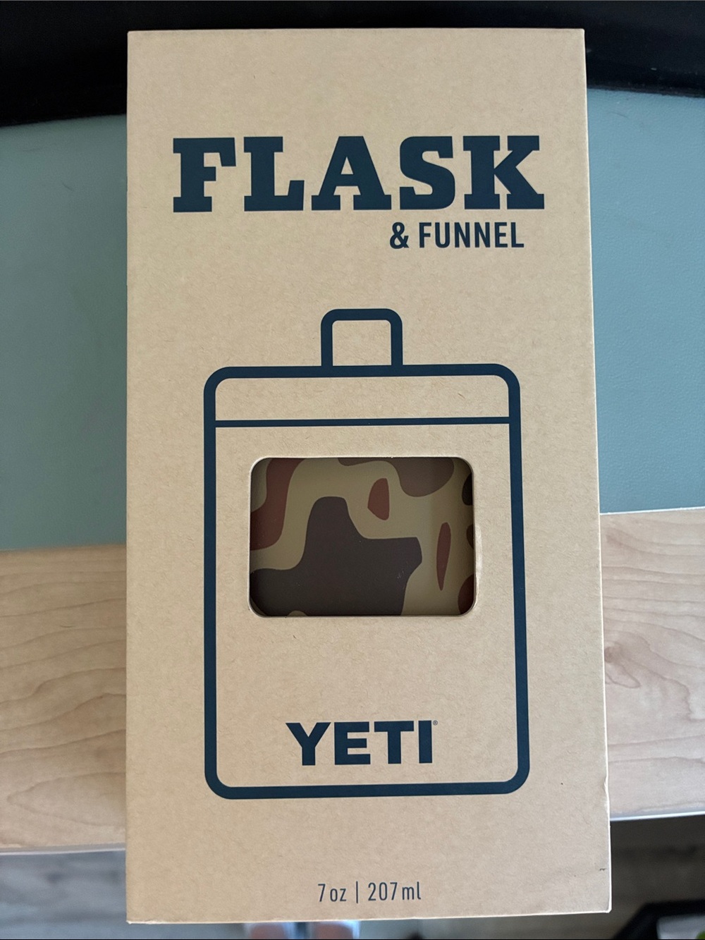 Limited Edition Yeti Flask - Tan Wetlands Camo